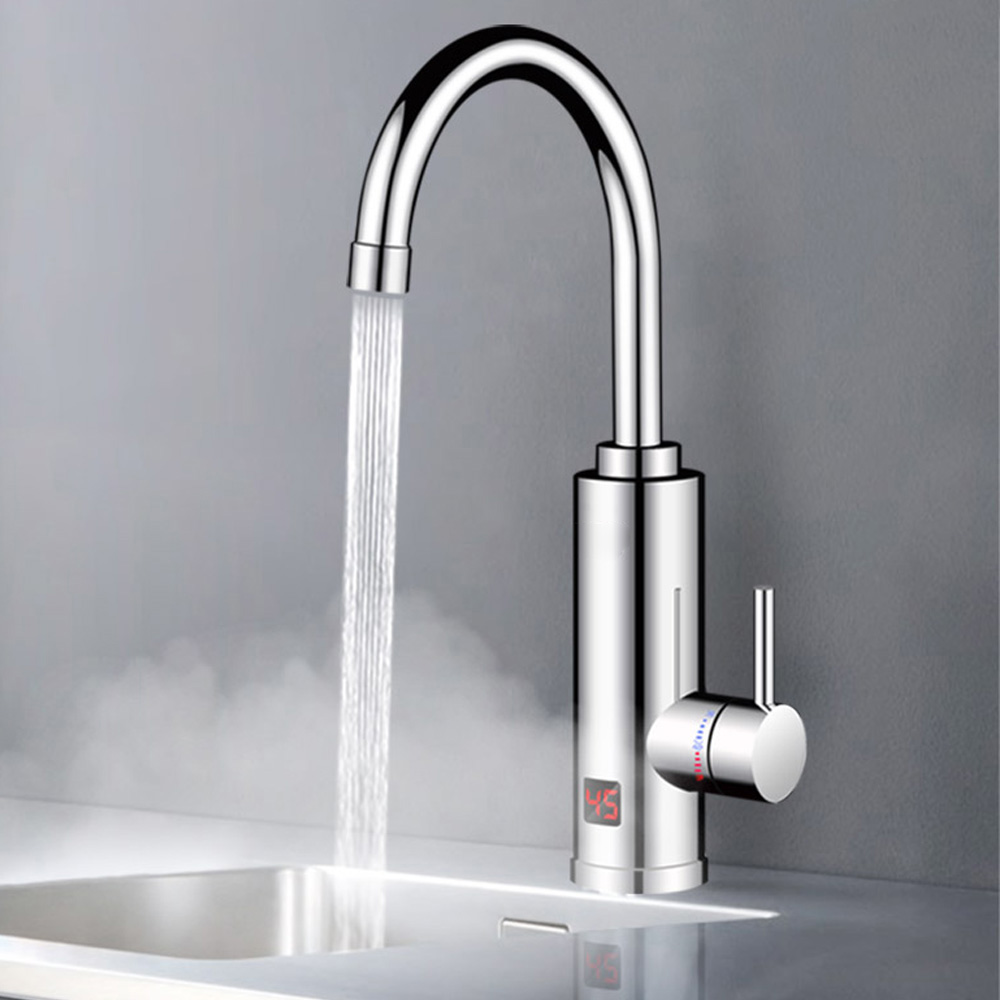 Home Improvement K&B Construction - 3000W Electric Water Heater Bathroom Kitchen