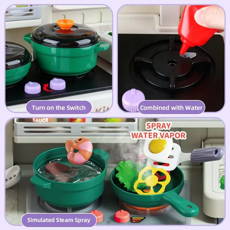 90cm Large Pretend Play Kitche - Home Improvement K&B Construction recension och pris