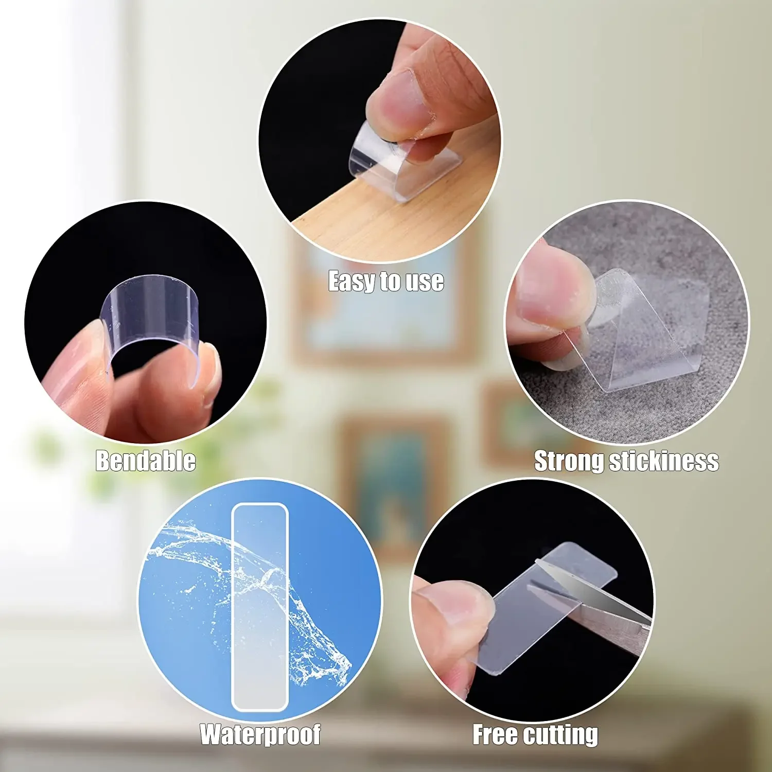 Reusable Double Sided Adhesive - Home Improvement Expo recension och pris