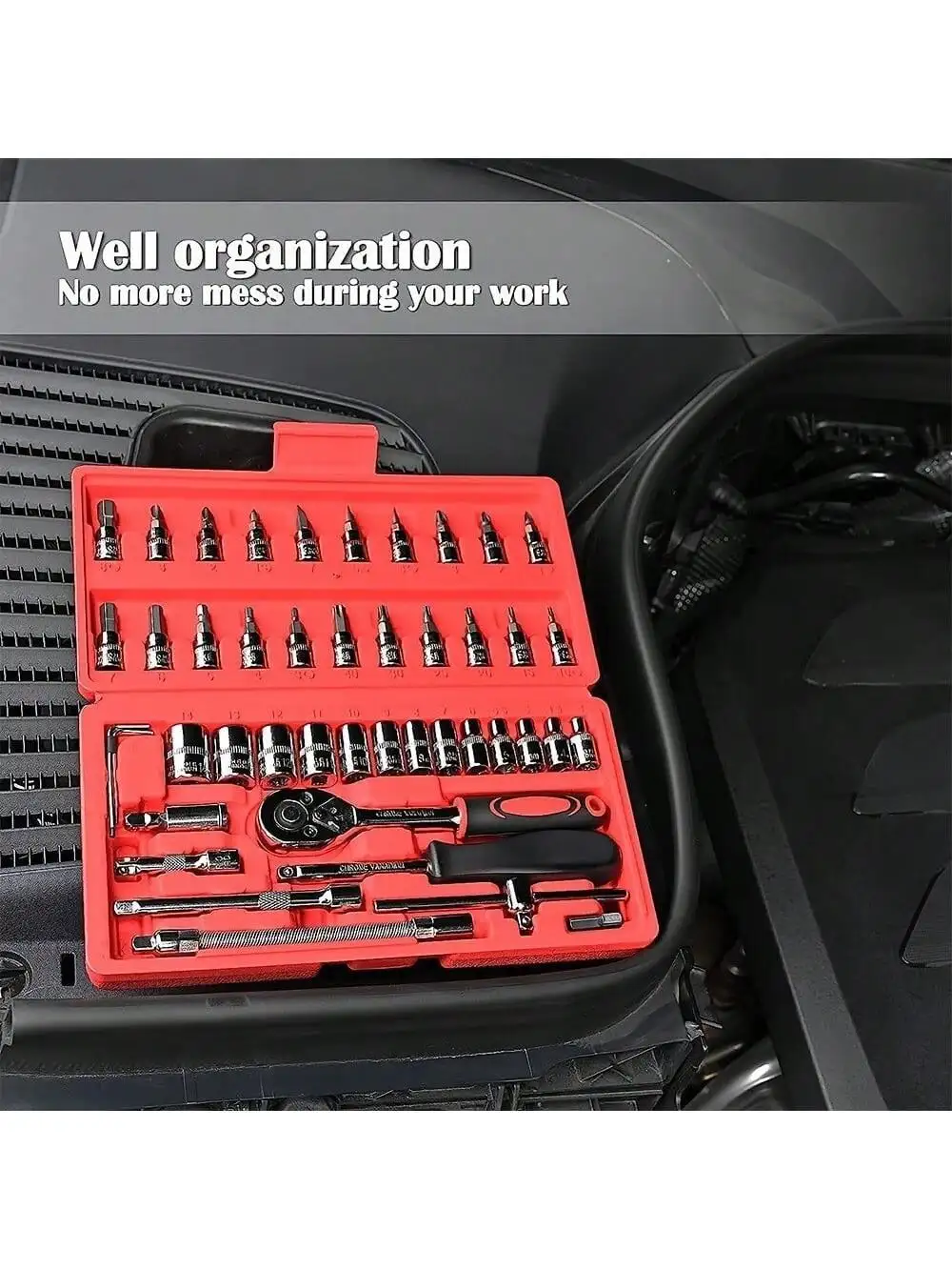 46 Piece 1/4 Inch Drive Socket - Home Improvements recension och pris