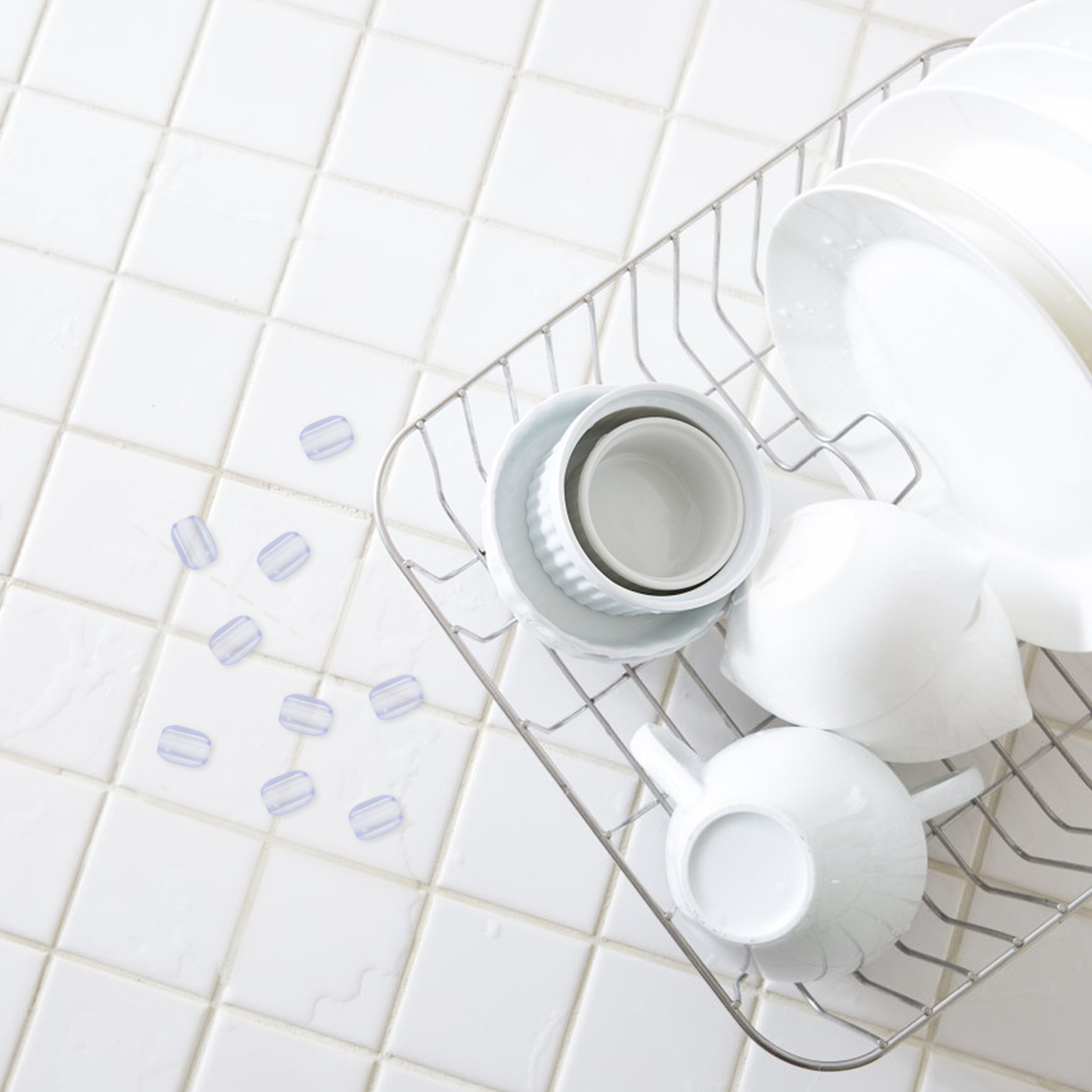 10Pcs Rubber Sink Rack Feet Pr - Home Improvement K&B Construction recension och pris