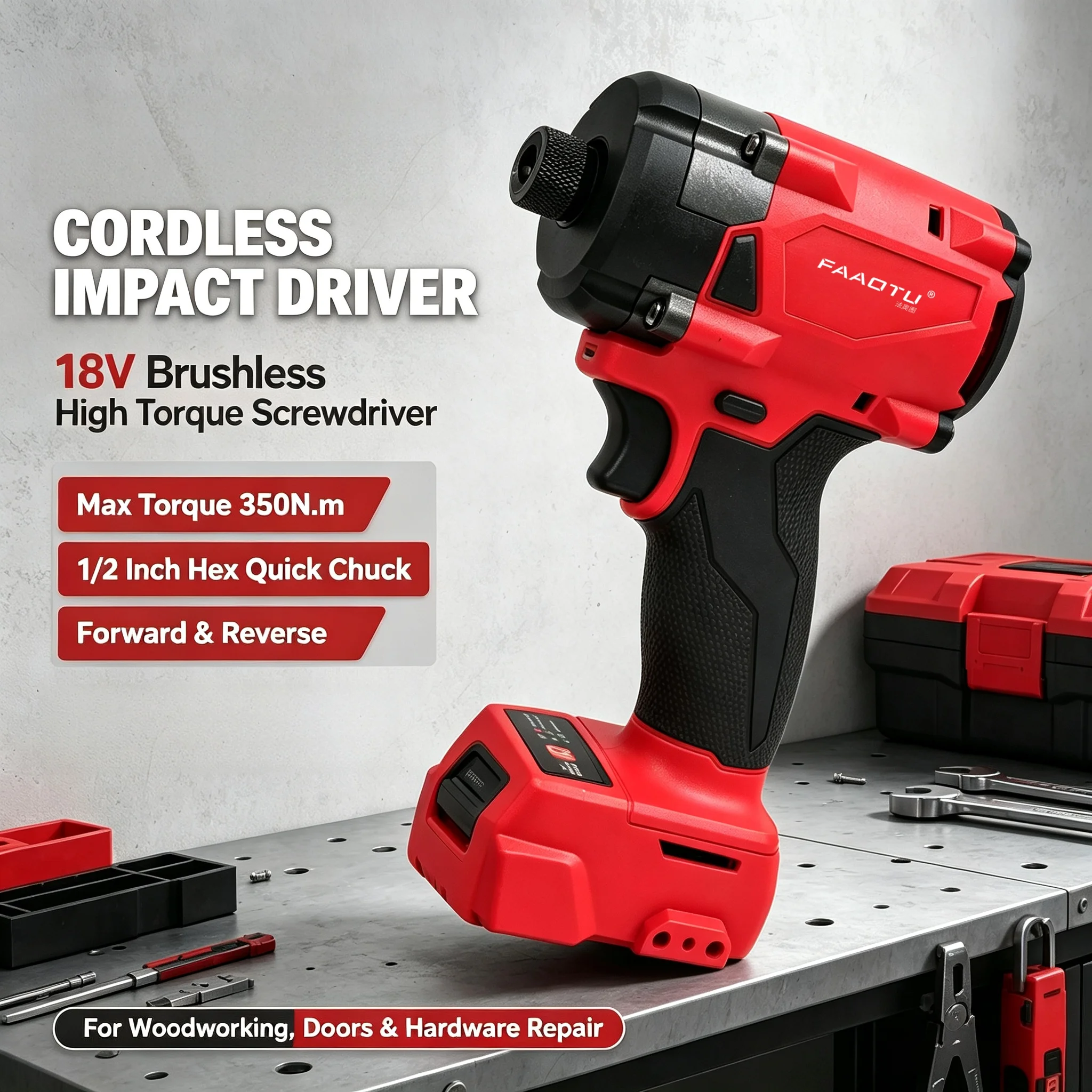 FAAOTU 18V Cordless Electric S - Home Improvements recension och pris
