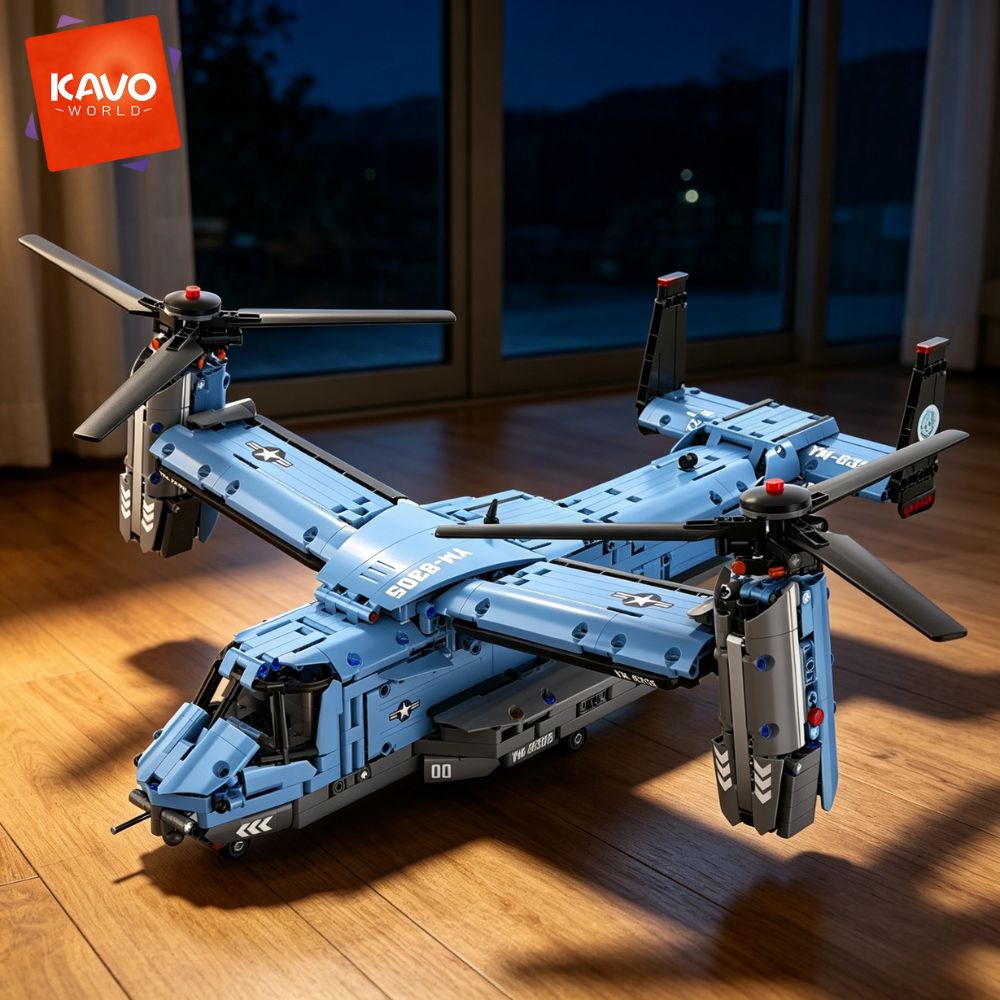 KAVOWORLD 1486PCS V-22 Osprey  - Home Improvement Expo recension och pris