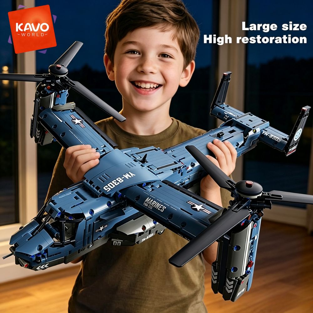 KAVOWORLD 1486PCS V-22 Osprey  - Home Improvement Expo recension och pris