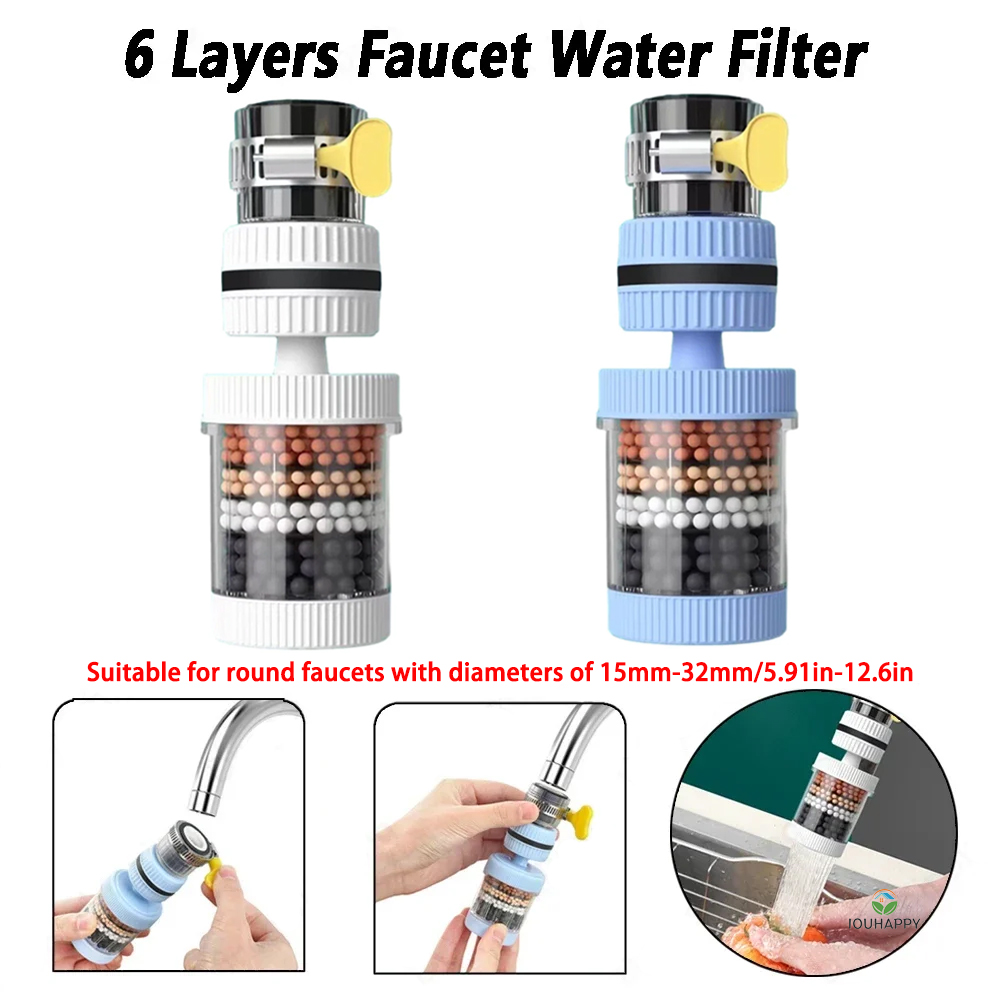 6 Layers Faucet Water Filter U - Home Improvement K&B Construction recension och pris