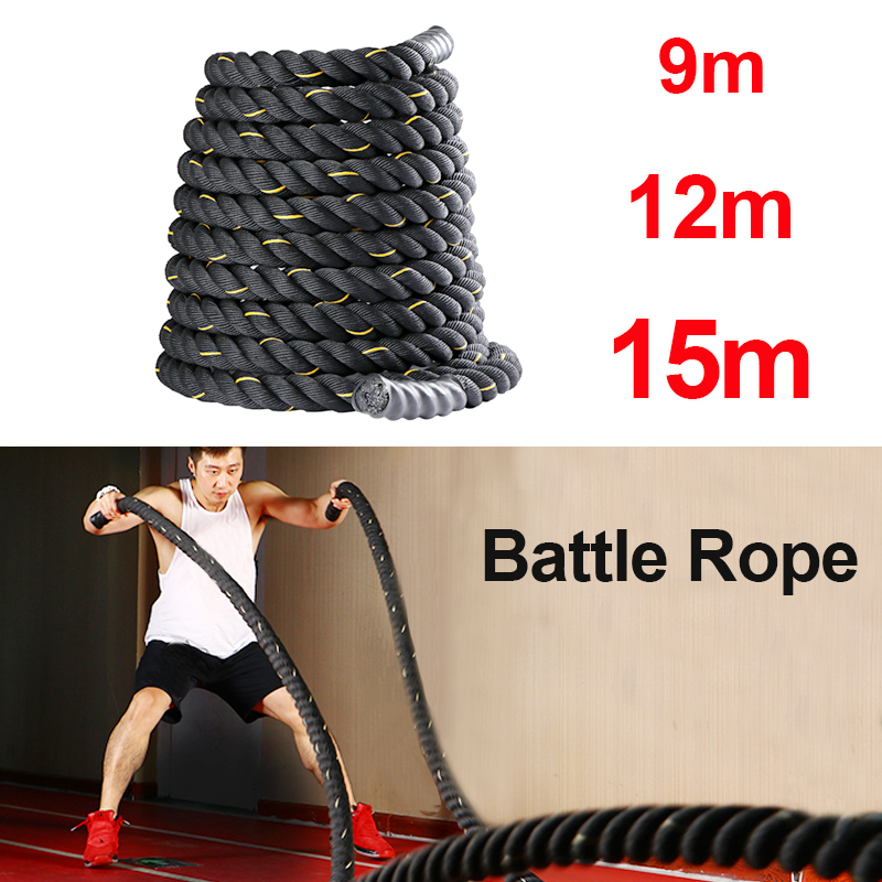 9M/12M/15M Fitness Battle Rope - Home Improvement Man recension och pris